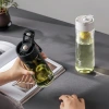 Magnetic elastic tea brewing plastic cup, simple and fashionable, thickened with a lifting rope, direct drinking cup with a tea strout, high sports appearance level, portable cup Specification image